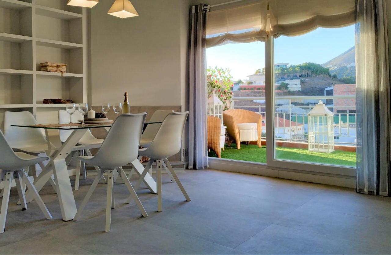 Pena Beach 3 Bedroom Duplex, Bbq, Pool, Sea Views, Benalmádena Buitenkant foto