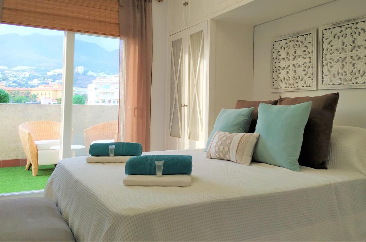 Pena Beach 3 Bedroom Duplex, Bbq, Pool, Sea Views, Benalmádena Buitenkant foto